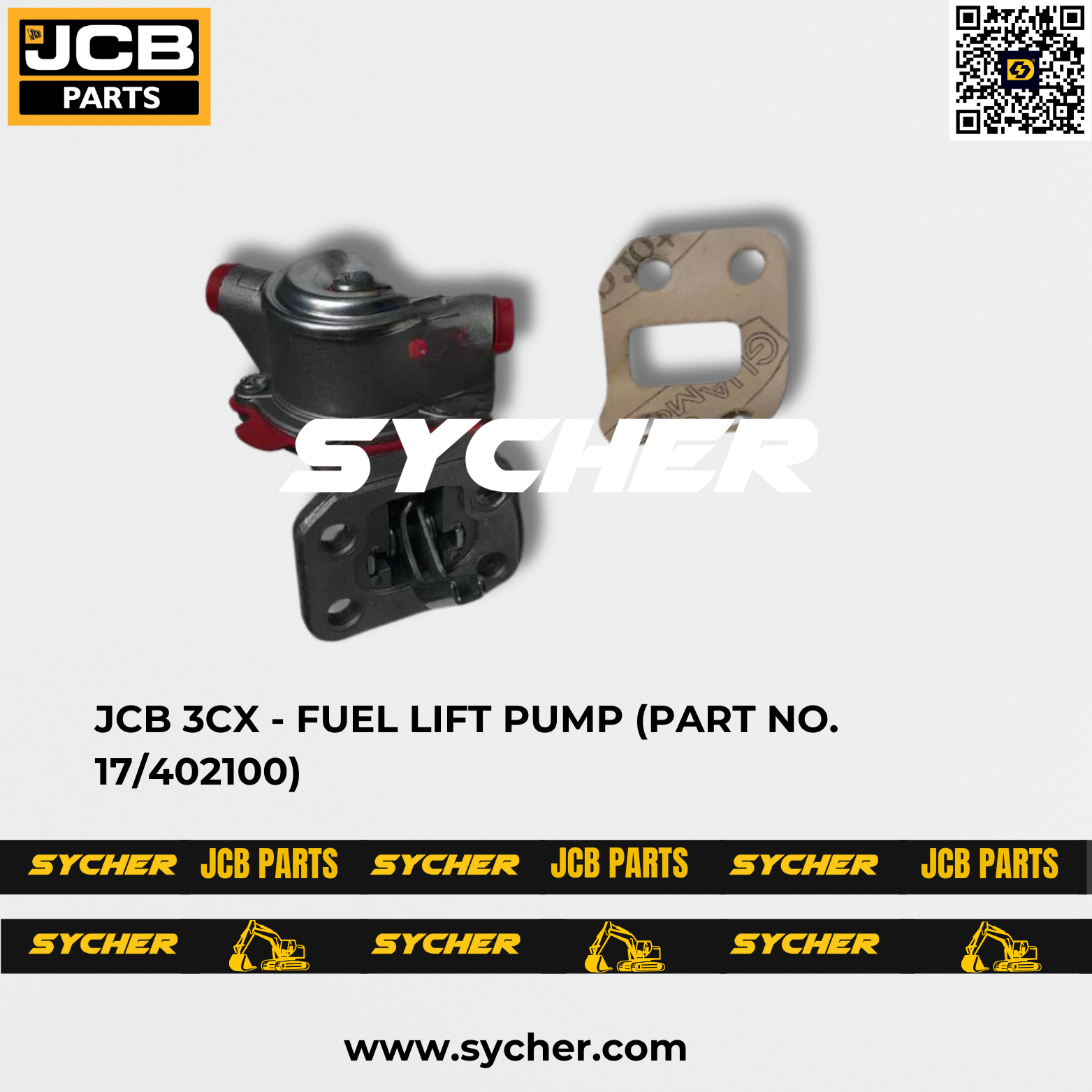 JCB 3CX - FUEL LIFT PUMP (PART NO. 17/402100)