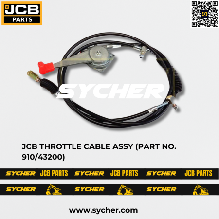 JCB THROTTLE CABLE ASSY (PART NO. 910/43200)
