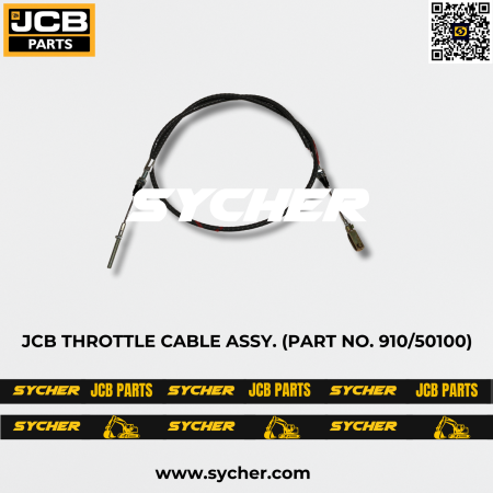 JCB THROTTLE CABLE ASSY. (PART NO. 910/50100)