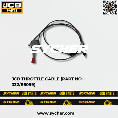 JCB THROTTLE CABLE (PART NO. 332/E6099)