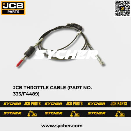 JCB THROTTLE CABLE (PART NO. 333/F4489)
