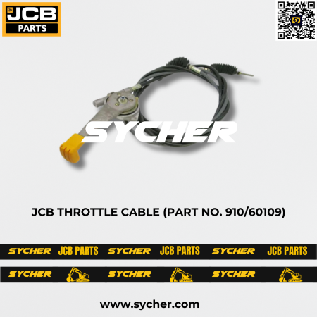 JCB THROTTLE CABLE (PART NO. 910/60109)