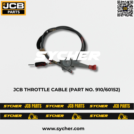 JCB THROTTLE CABLE (PART NO. 910/60152)