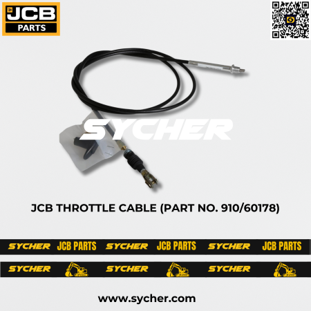 JCB THROTTLE CABLE (PART NO. 910/60178)