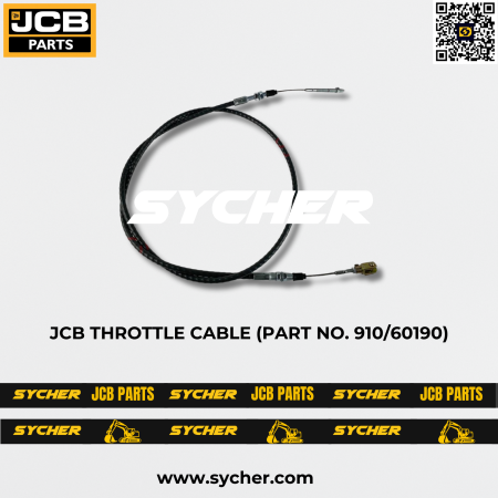 JCB THROTTLE CABLE (PART NO. 910/60190)