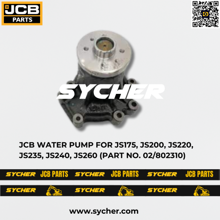 JCB WATER PUMP FOR JS175, JS200, JS220, JS235, JS240, JS260 (PART NO. 02/802310)