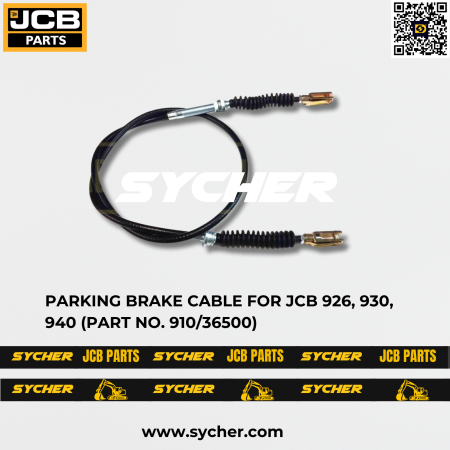 PARKING BRAKE CABLE FOR JCB 926, 930, 940 (PART NO. 910/36500)