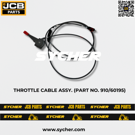 THROTTLE CABLE ASSY. (PART NO. 910/60195)