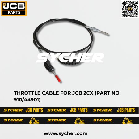 THROTTLE CABLE FOR JCB 2CX (PART NO. 910/44901)
