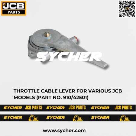 THROTTLE CABLE LEVER FOR VARIOUS JCB MODELS (PART NO. 910/42501)