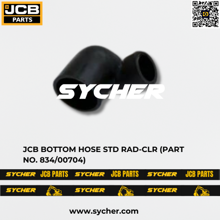 JCB BOTTOM HOSE STD RAD-CLR (PART NO. 834/00704)