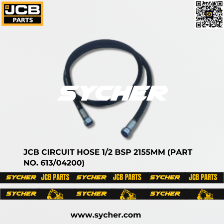 JCB CIRCUIT HOSE 1/2 BSP 2155MM (PART NO. 613/04200)