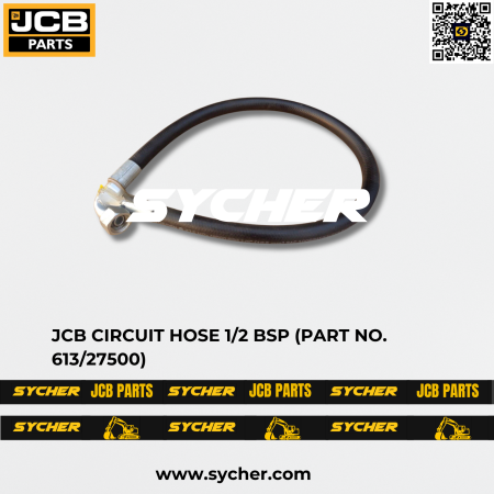 JCB CIRCUIT HOSE 1/2 BSP (PART NO. 613/27500)