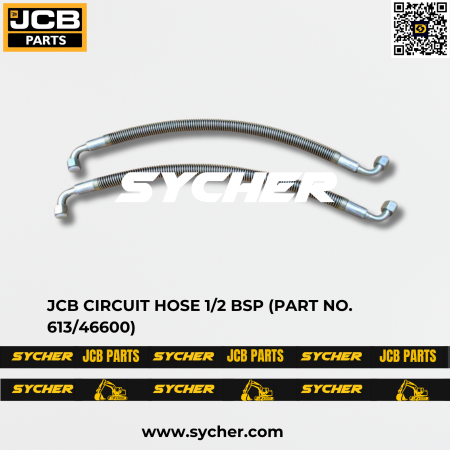 JCB CIRCUIT HOSE 1/2 BSP (PART NO. 613/46600)