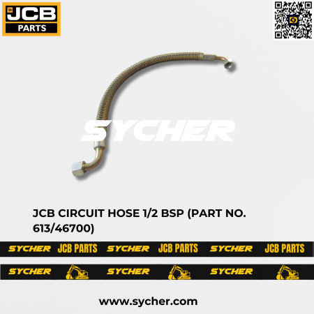 JCB CIRCUIT HOSE 1/2 BSP (PART NO. 613/46700)