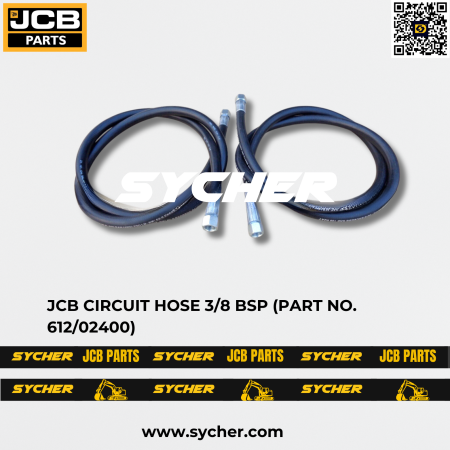 JCB CIRCUIT HOSE 3/8 BSP (PART NO. 612/02400)