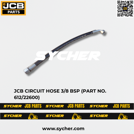 JCB CIRCUIT HOSE 3/8 BSP (PART NO. 612/22600)