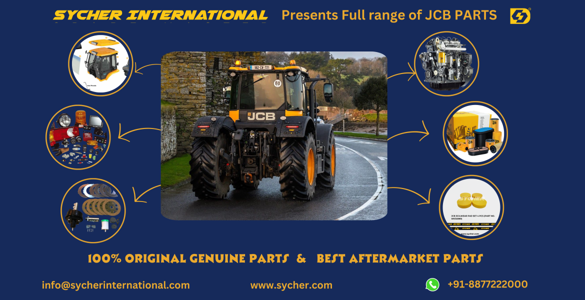 BUY JCB PARTS, ONLINE, WITH INDIA'S MOST RELIABLE EXPORTER, CONTACT US NOW