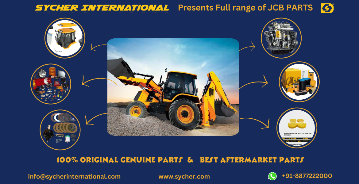 BUY JCB PARTS ONLINE, ENGINE PARTS, FILTERS, WEAR PARTS, CABIN PARTS, LIGHTS, BRAKE PARTS - SYCHER INTERNATIONAL