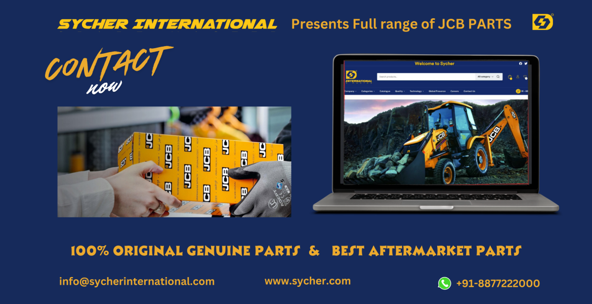 BEST JCB PARTS EXPORTER FROM INDIA- SYCHER INTERNATIONAL