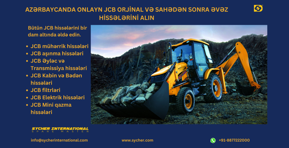 BUY ONLINE JCB GENUINE & AFTERMARKET REPLACEMENT PARTS IN AZERBAIJAN
