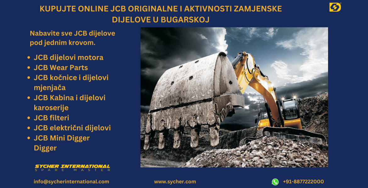 BUY ONLINE JCB GENUINE & AFTERMARKET REPLACEMENT PARTS IN BULGARIA.