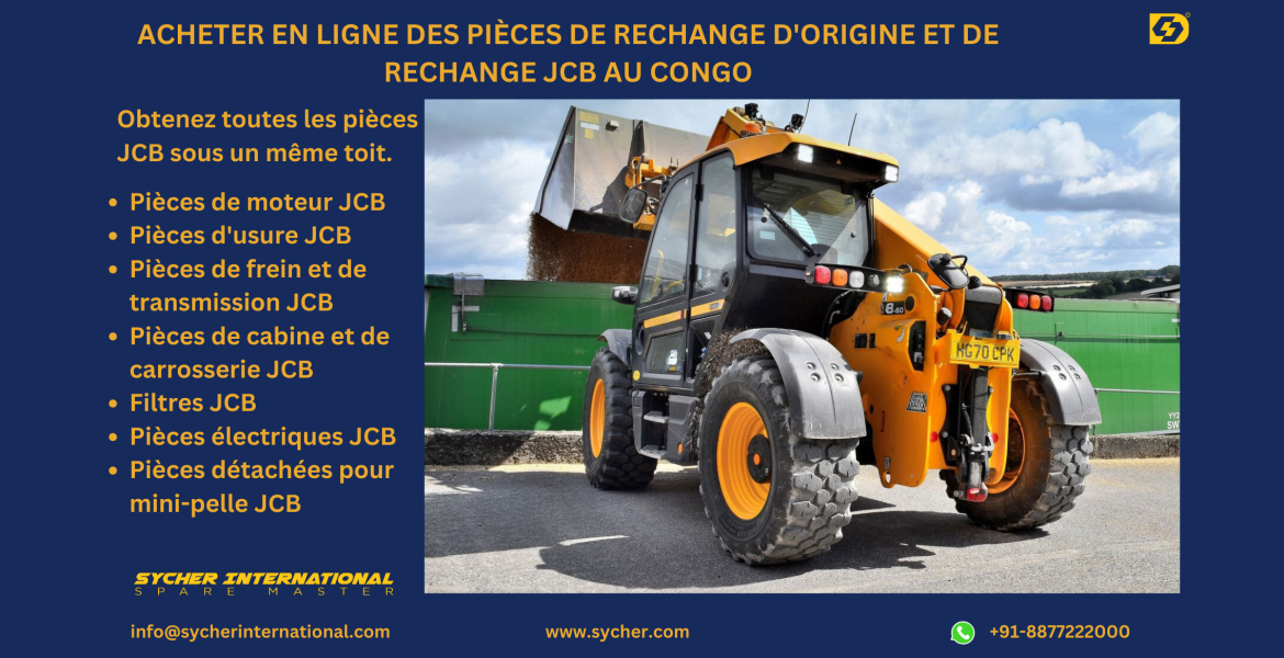 BUY ONLINE JCB GENUINE & AFTERMARKET REPLACEMENT PARTS IN CONGO.