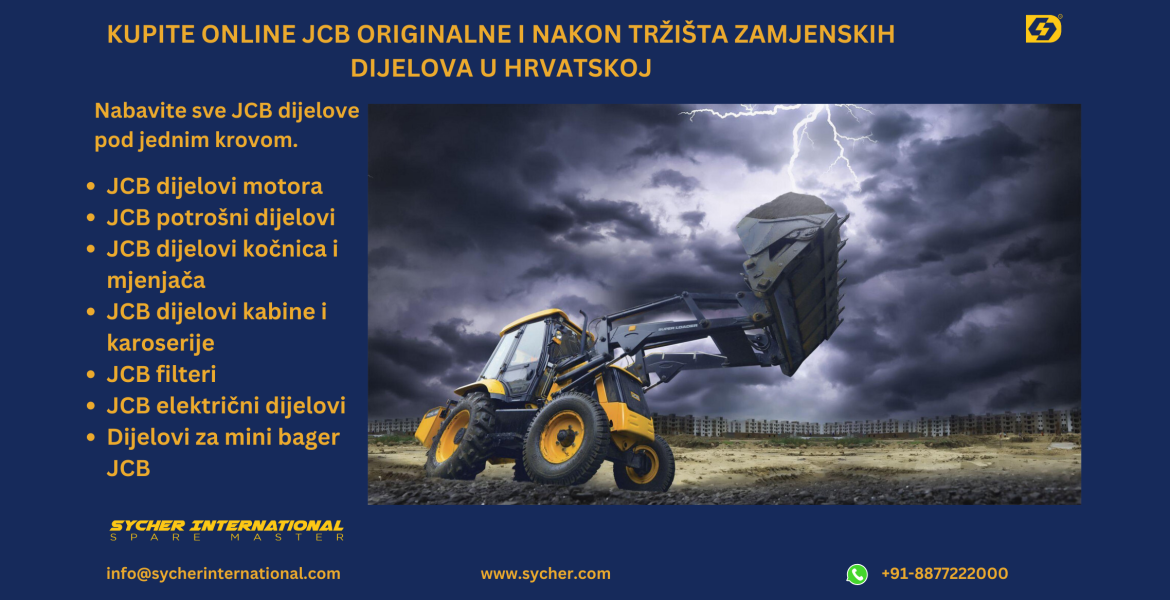 BUY ONLINE JCB GENUINE & AFTERMARKET REPLACEMENT PARTS IN CROTIA