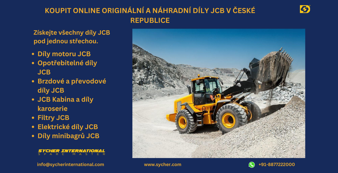 BUY ONLINE JCB GENUINE & AFTERMARKET REPLACEMENT PARTS IN CZECH REPUBLIC.