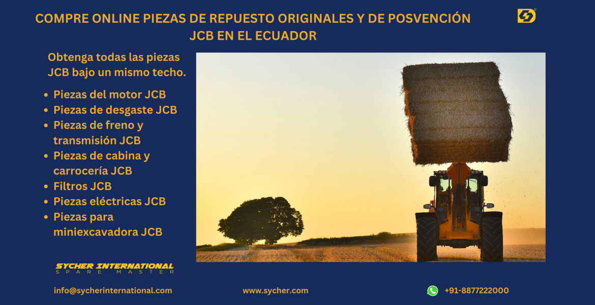 BUY ONLINE JCB GENUINE & AFTERMARKET REPLACEMENT PARTS IN ECUADOR
