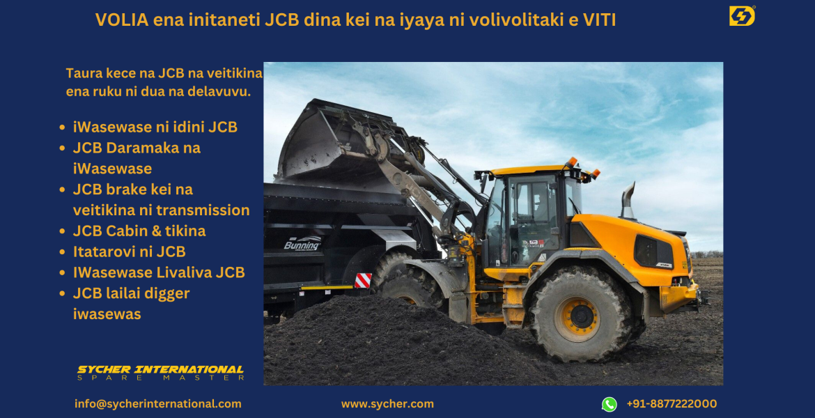 BUY ONLINE JCB GENUINE & AFTERMARKET REPLACEMENT PARTS IN FIJI.