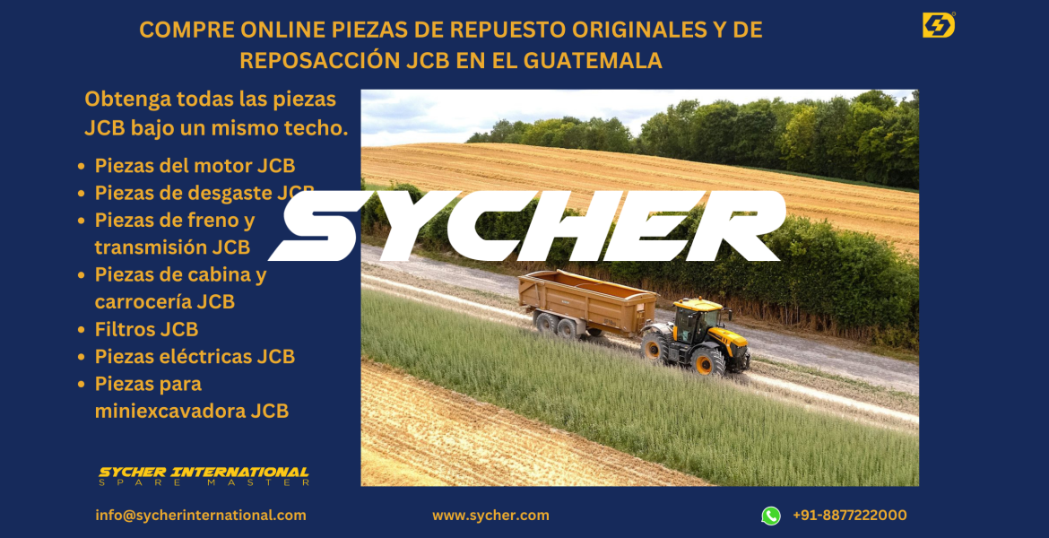 BUY ONLINE JCB GENUINE & AFTERMARKET REPLACEMENT PARTS IN GUATEMALA