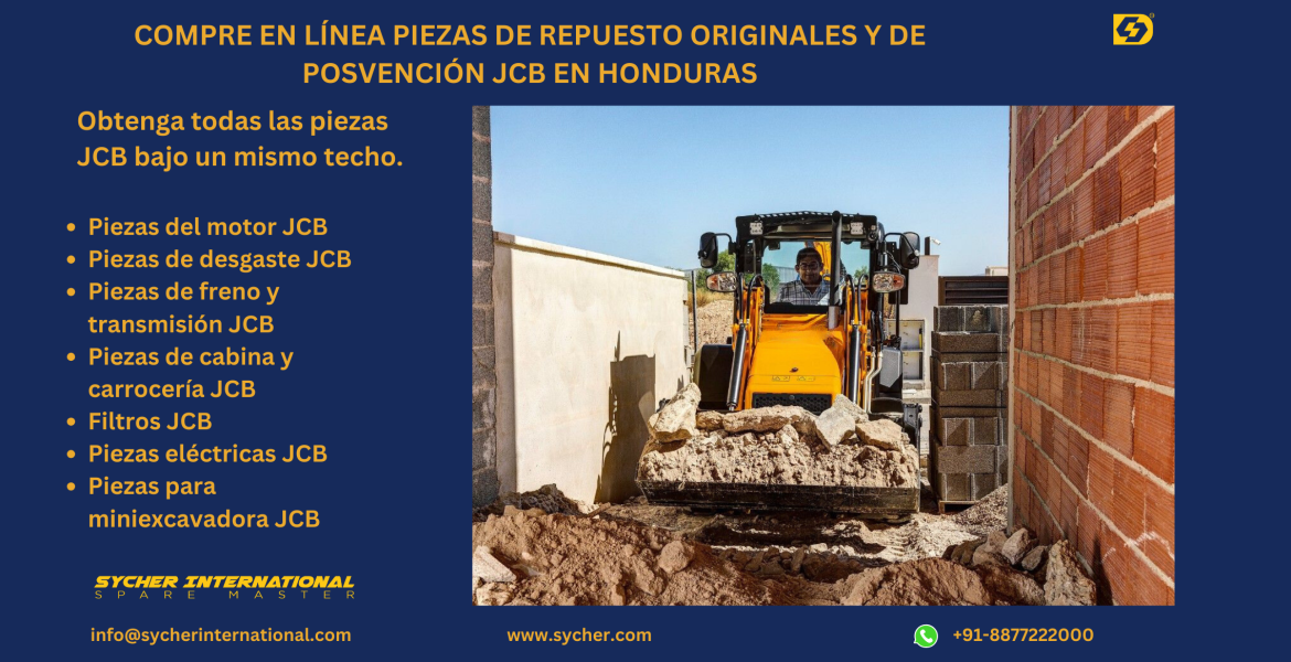 BUY ONLINE JCB GENUINE & AFTERMARKET REPLACEMENT PARTS IN HONDURAS