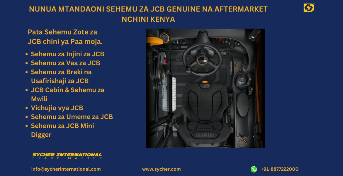BUY ONLINE JCB GENUINE & AFTERMARKET REPLACEMENT PARTS IN KENYA.