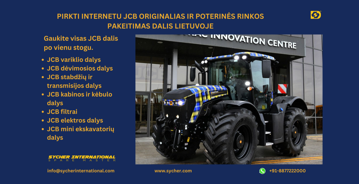 BUY ONLINE JCB GENUINE & AFTERMARKET REPLACEMENT PARTS IN LITHUANIA