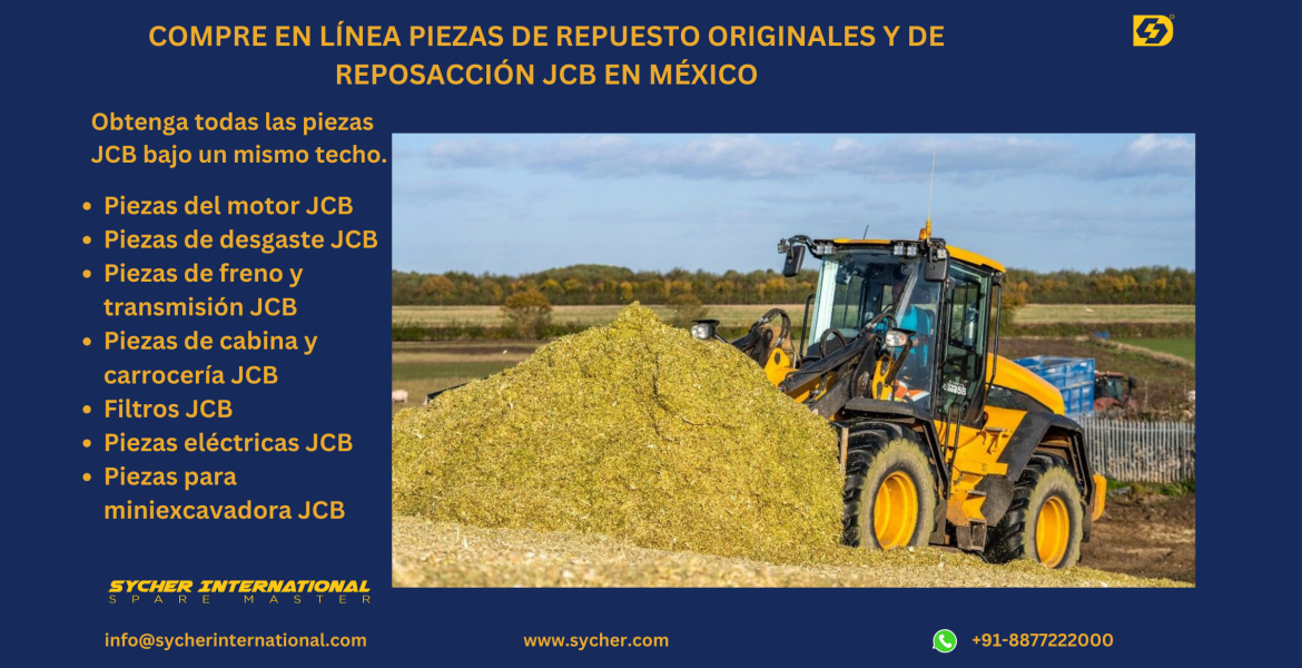 BUY ONLINE JCB GENUINE & AFTERMARKET REPLACEMENT PARTS IN MEXICO.
