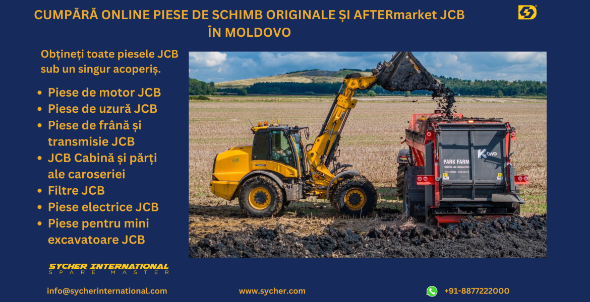 BUY ONLINE JCB GENUINE & AFTERMARKET REPLACEMENT PARTS IN MOLDOVO.