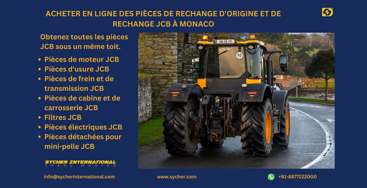 BUY ONLINE JCB GENUINE & AFTERMARKET REPLACEMENT PARTS IN MONACO