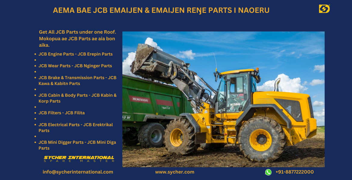BUY ONLINE JCB GENUINE & AFTERMARKET REPLACEMENT PARTS IN NAURU