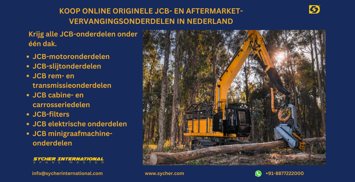 BUY ONLINE JCB GENUINE & AFTERMARKET REPLACEMENT PARTS IN NETHERLAND