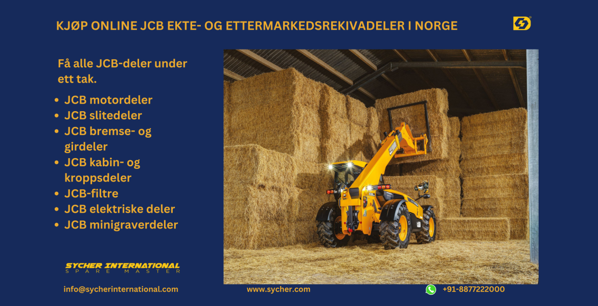 BUY ONLINE JCB GENUINE & AFTERMARKET REPLACEMENT PARTS IN NORWAY