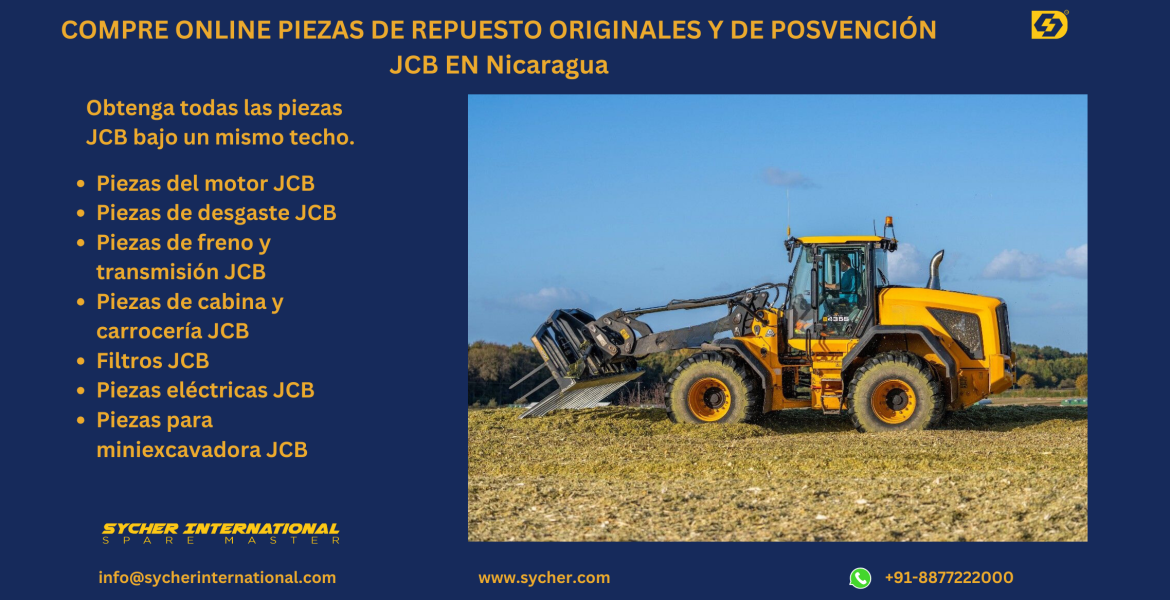 BUY ONLINE JCB GENUINE & AFTERMARKET REPLACEMENT PARTS IN Nicaragua