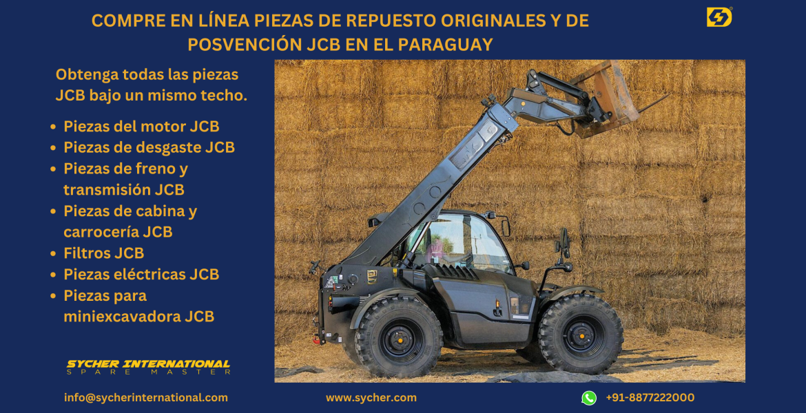 BUY ONLINE JCB GENUINE & AFTERMARKET REPLACEMENT PARTS IN PARAGUAY