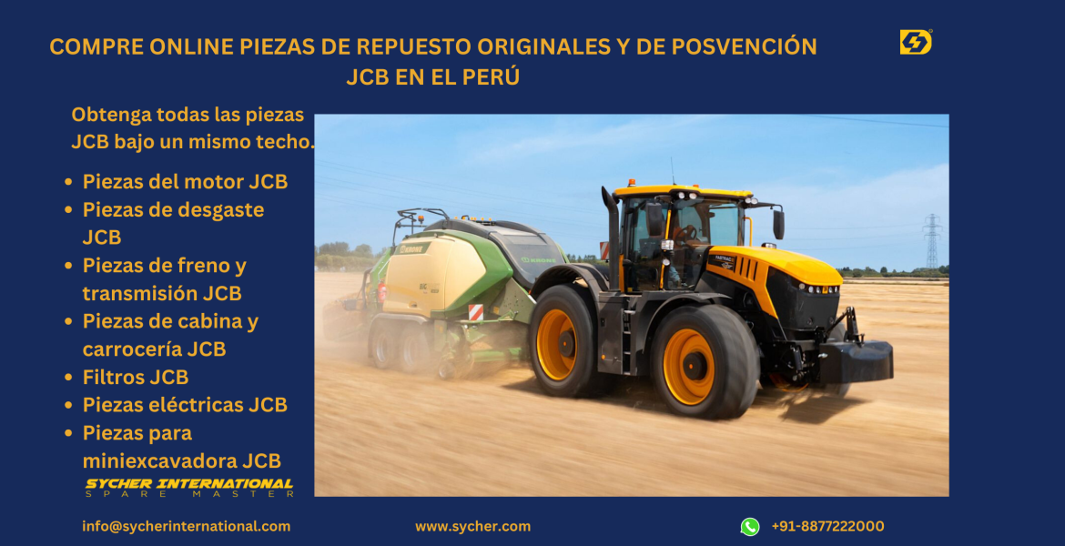BUY ONLINE JCB GENUINE & AFTERMARKET REPLACEMENT PARTS IN PERU.