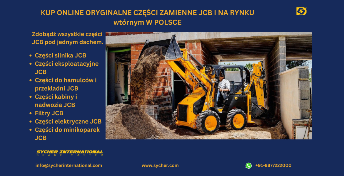 BUY ONLINE JCB GENUINE & AFTERMARKET REPLACEMENT PARTS IN POLAND