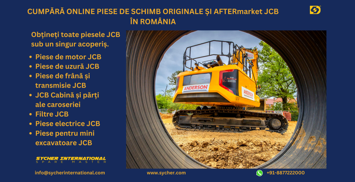 BUY ONLINE JCB GENUINE & AFTERMARKET REPLACEMENT PARTS IN ROMANIA