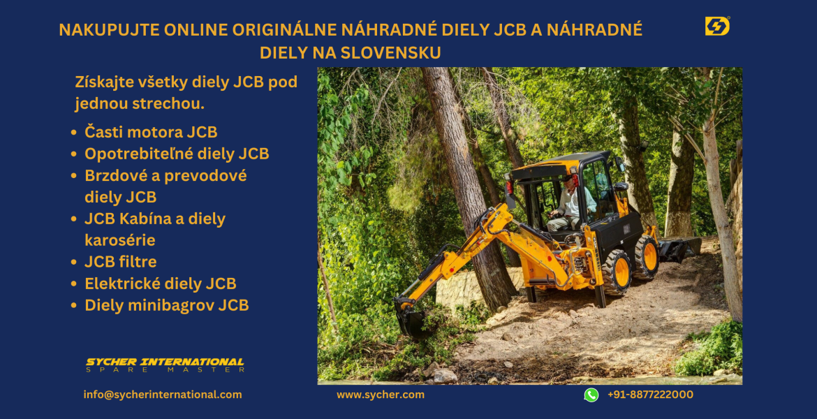 BUY ONLINE JCB GENUINE & AFTERMARKET REPLACEMENT PARTS IN SLOVAKIA