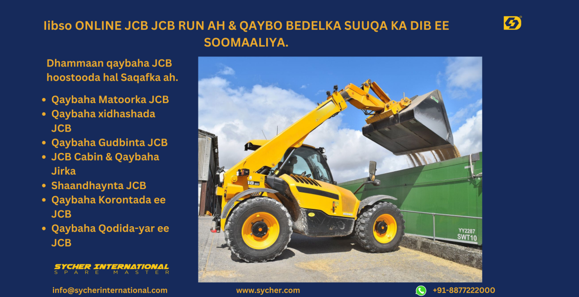 BUY ONLINE JCB GENUINE & AFTERMARKET REPLACEMENT PARTS IN SOMALIA.