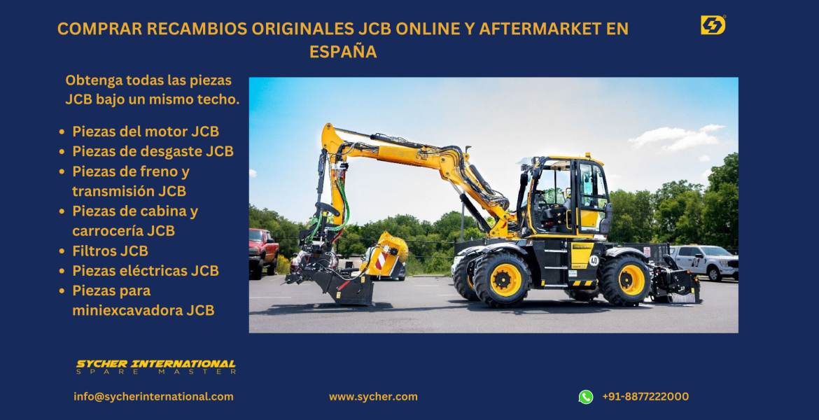 BUY ONLINE JCB GENUINE & AFTERMARKET REPLACEMENT PARTS IN SPAIN