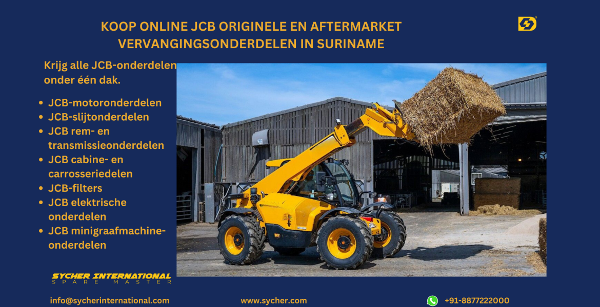 BUY ONLINE JCB GENUINE & AFTERMARKET REPLACEMENT PARTS IN SURINAME